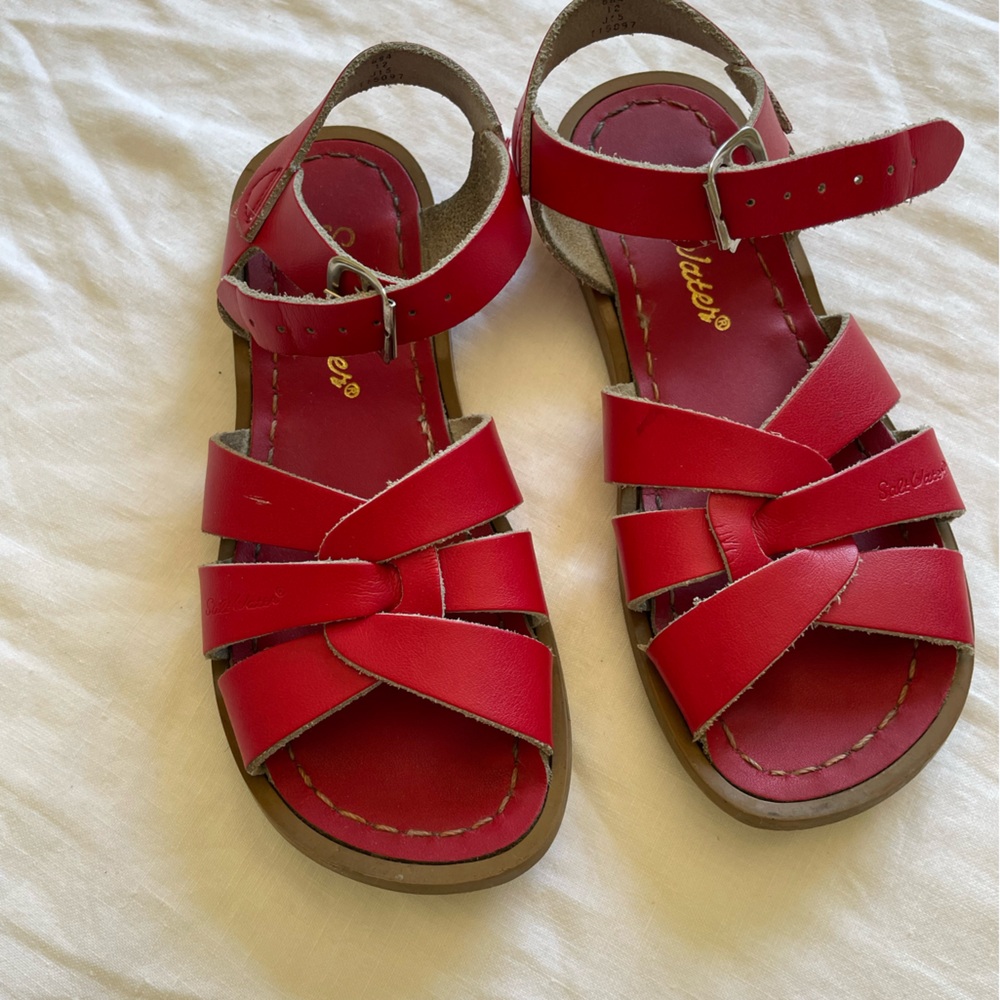 Red Girl Saltwater Sandals